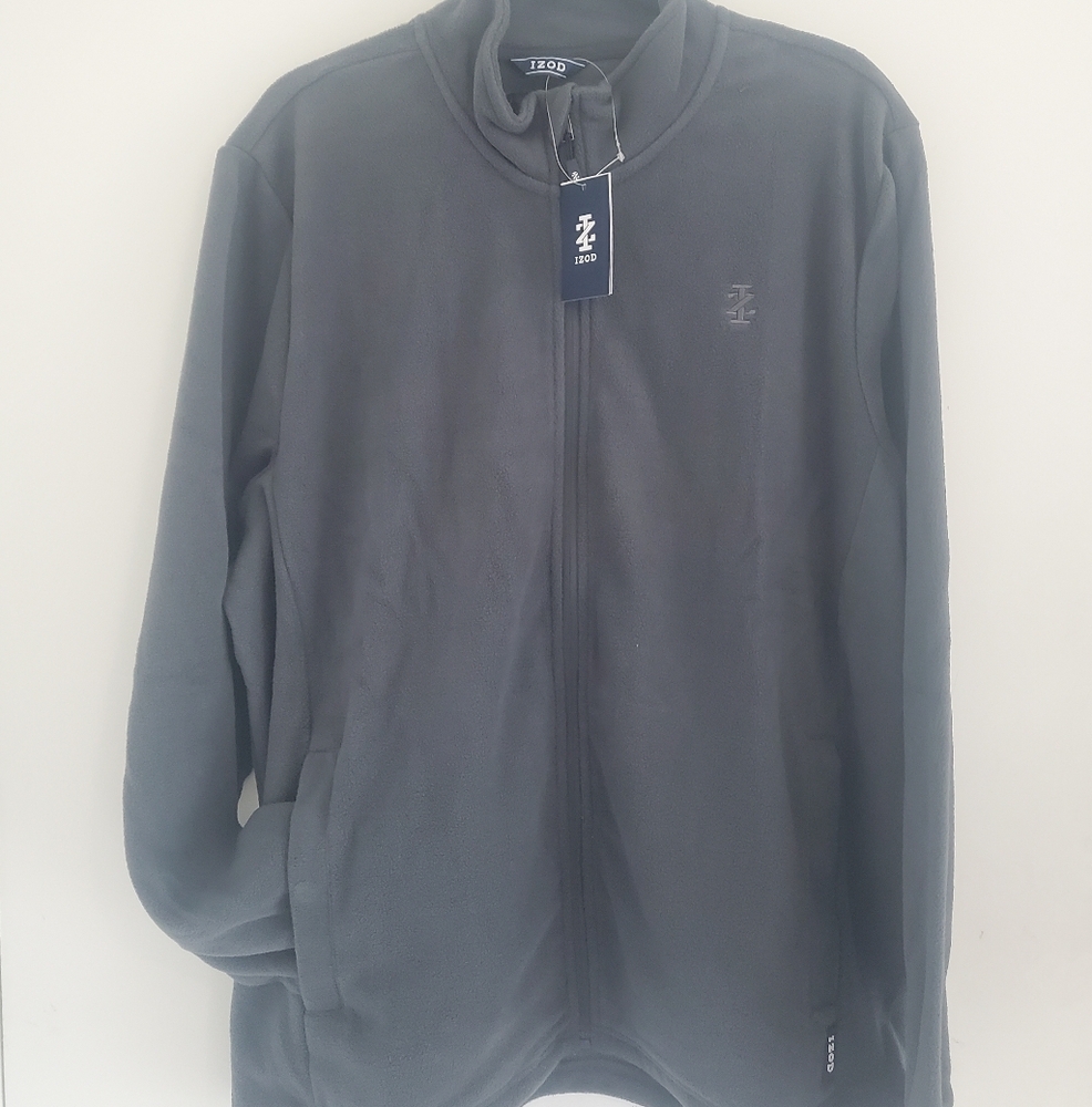 IZOD Men's Full  Zip Fleece,  XL